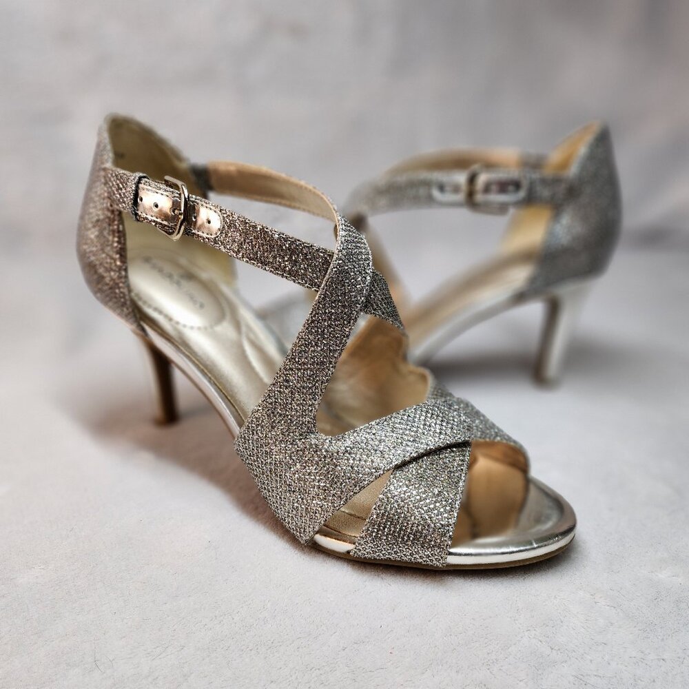 Silver Bandolino Jerogoa 2 Heeled Sandals